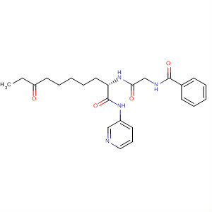 874159-05-4  Benzamide,N-[2-oxo-2-[[(1S)-7-oxo-1-[(3-pyridinylamino)carbonyl]nonyl]amino]ethyl]-
