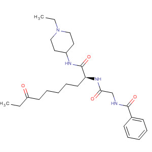 874159-96-3  Benzamide,N-[2-[[(1S)-1-[[(1-ethyl-4-piperidinyl)amino]carbonyl]-7-oxononyl]amino]-2-oxoethyl]-