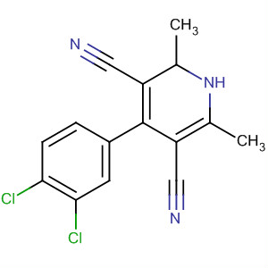 874216-48-5  3,5-Pyridinedicarbonitrile,4-(3,4-dichlorophenyl)-1,2-dihydro-2,6-dimethyl-