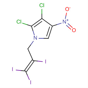 87427-19-8  1H-Pyrrole, 2,3-dichloro-4-nitro-1-(2,3,3-triiodo-2-propenyl)-