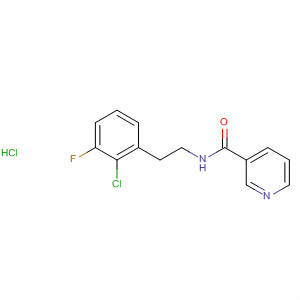874283-88-2  3-Pyridinecarboxamide, N-[2-(2-chloro-3-fluorophenyl)ethyl]-,monohydrochloride