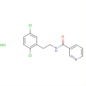 874283-91-7  3-Pyridinecarboxamide, N-[2-(2,5-dichlorophenyl)ethyl]-,monohydrochloride