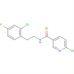 874284-41-0  3-Pyridinecarboxamide, 6-chloro-N-[2-(2-chloro-4-fluorophenyl)ethyl]-