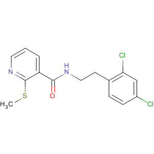874284-45-4  3-Pyridinecarboxamide, N-[2-(2,4-dichlorophenyl)ethyl]-2-(methylthio)-