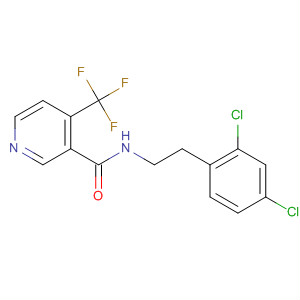 874284-46-5  3-Pyridinecarboxamide,N-[2-(2,4-dichlorophenyl)ethyl]-4-(trifluoromethyl)-