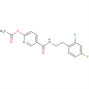 874284-54-5  3-Pyridinecarboxamide,6-(acetyloxy)-N-[2-(2-chloro-4-fluorophenyl)ethyl]-