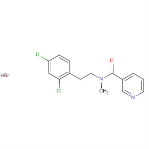 874284-59-0  3-Pyridinecarboxamide, N-[2-(2,4-dichlorophenyl)ethyl]-N-methyl-,monohydrobromide
