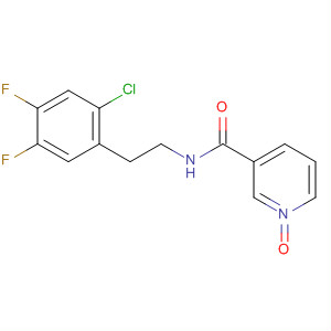874284-61-4  3-Pyridinecarboxamide, N-[2-(2-chloro-4,5-difluorophenyl)ethyl]-,1-oxide