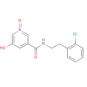 874284-66-9  3-Pyridinecarboxamide, N-[2-(2-chlorophenyl)ethyl]-5-hydroxy-, 1-oxide