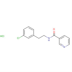 874284-94-3  3-Pyridinecarboxamide, N-[2-(3-chlorophenyl)ethyl]-,monohydrochloride