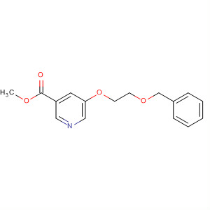 874285-25-3  3-Pyridinecarboxylic acid, 5-[2-(phenylmethoxy)ethoxy]-, methyl ester