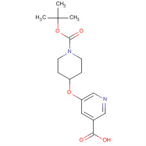 874285-30-0  3-Pyridinecarboxylic acid,5-[[1-[(1,1-dimethylethoxy)carbonyl]-4-piperidinyl]oxy]-