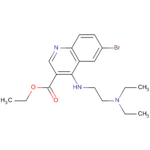 874292-87-2  3-Quinolinecarboxylic acid, 6-bromo-4-[[2-(diethylamino)ethyl]amino]-,ethyl ester