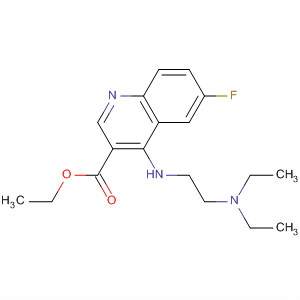 874292-89-4  3-Quinolinecarboxylic acid, 4-[[2-(diethylamino)ethyl]amino]-6-fluoro-,ethyl ester