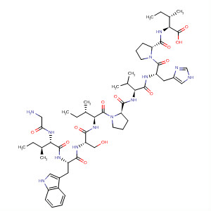 874295-26-8  L-Isoleucine,glycyl-L-isoleucyl-L-tryptophyl-L-seryl-L-isoleucyl-L-prolyl-L-valyl-L-histidyl-L-prolyl-