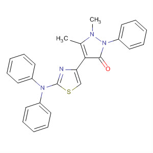 874302-93-9  3H-Pyrazol-3-one,4-[2-(diphenylamino)-4-thiazolyl]-1,2-dihydro-1,5-dimethyl-2-phenyl-