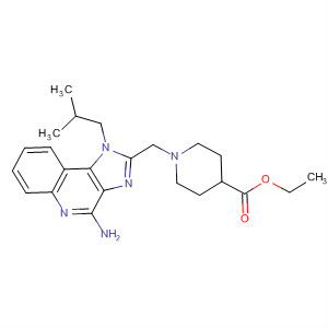 874329-54-1  4-Piperidinecarboxylic acid,1-[[4-amino-1-(2-methylpropyl)-1H-imidazo[4,5-c]quinolin-2-yl]methyl]-,ethyl ester