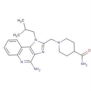 874329-73-4  4-Piperidinecarboxamide,1-[[4-amino-1-(2-methylpropyl)-1H-imidazo[4,5-c]quinolin-2-yl]methyl]-