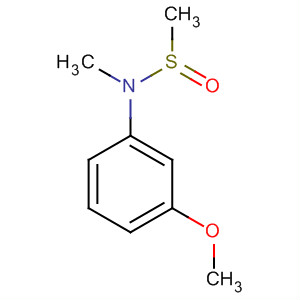 87433-23-6  Methanesulfinamide, N-(3-methoxyphenyl)-N-methyl-