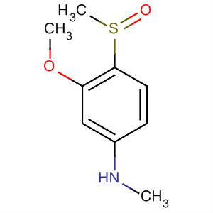 87433-30-5  Benzenamine, 3-methoxy-N-methyl-4-(methylsulfinyl)-