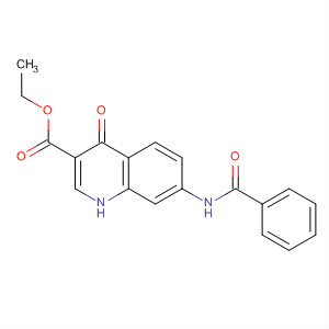 874337-79-8  3-Quinolinecarboxylic acid, 7-(benzoylamino)-1,4-dihydro-4-oxo-, ethylester