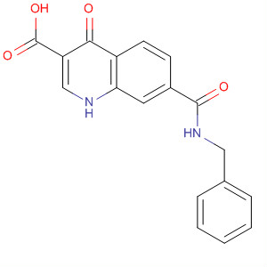 874337-84-5  3-Quinolinecarboxylic acid,1,4-dihydro-4-oxo-7-[[(phenylmethyl)amino]carbonyl]-