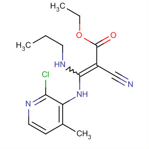 874349-65-2  2-Propenoic acid,3-[(2-chloro-4-methyl-3-pyridinyl)amino]-2-cyano-3-(propylamino)-, ethylester