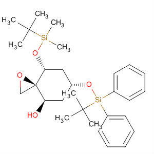 874350-07-9  1-Oxaspiro[2.5]octan-4-ol,8-[[(1,1-dimethylethyl)dimethylsilyl]oxy]-6-[[(1,1-dimethylethyl)diphenylsilyl]oxy]-, (3R,4R,6R,8R)-