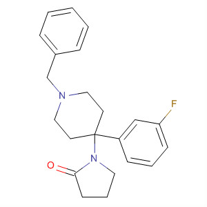 874352-38-2  2-Pyrrolidinone, 1-[4-(3-fluorophenyl)-1-(phenylmethyl)-4-piperidinyl]-