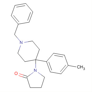 874352-45-1  2-Pyrrolidinone, 1-[4-(4-methylphenyl)-1-(phenylmethyl)-4-piperidinyl]-