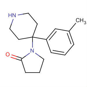 874352-49-5  2-Pyrrolidinone, 1-[4-(3-methylphenyl)-4-piperidinyl]-