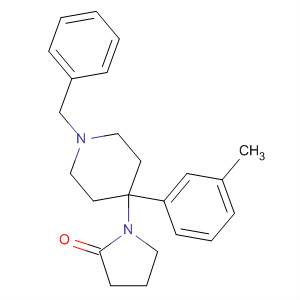 874352-51-9  2-Pyrrolidinone, 1-[4-(3-methylphenyl)-1-(phenylmethyl)-4-piperidinyl]-
