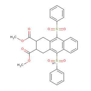 874358-10-8  2,3-Anthracenedicarboxylic acid,1,2,3,4-tetrahydro-9,10-bis(phenylsulfonyl)-, dimethyl ester, (2R,3R)-rel-