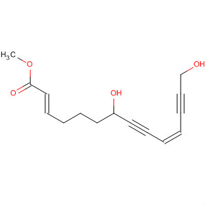 874358-12-0  2,10-Tetradecadiene-8,12-diynoic acid, 7,14-dihydroxy-, methyl ester,(2E,10Z)-
