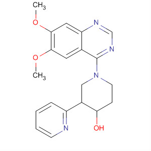 874361-15-6  4-Piperidinol, 1-(6,7-dimethoxy-4-quinazolinyl)-3-(2-pyridinyl)- 874361-15-6  4-Piperidinol, 1-(6,7-dimethoxy-4-quinazolinyl)-3-(2-pyridinyl)-