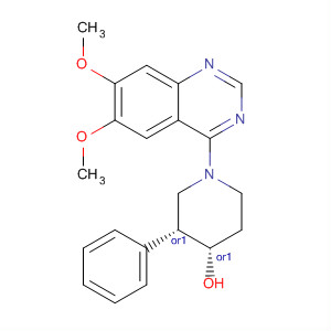 874361-59-8  4-Piperidinol, 1-(6,7-dimethoxy-4-quinazolinyl)-3-phenyl-, (3R,4S)-rel- 874361-59-8  4-Piperidinol, 1-(6,7-dimethoxy-4-quinazolinyl)-3-phenyl-, (3R,4S)-rel-