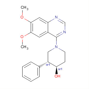 874361-60-1  4-Piperidinol, 1-(6,7-dimethoxy-4-quinazolinyl)-3-phenyl-, (3R,4R)-rel- 874361-60-1  4-Piperidinol, 1-(6,7-dimethoxy-4-quinazolinyl)-3-phenyl-, (3R,4R)-rel-