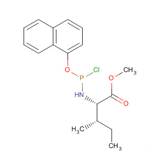 874362-15-9  L-Isoleucine, N-[chloro(1-naphthalenyloxy)phosphinyl]-, methyl ester