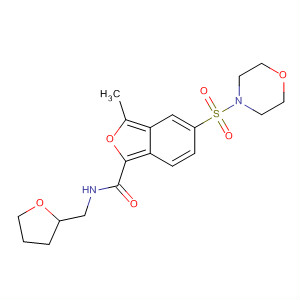 874370-11-3  2-Benzofurancarboxamide,3-methyl-5-(4-morpholinylsulfonyl)-N-[(tetrahydro-2-furanyl)methyl]-