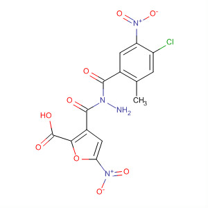 874373-72-5  2-Furancarboxylic acid, 5-nitro-,2-(4-chloro-2-methyl-5-nitrobenzoyl)hydrazide