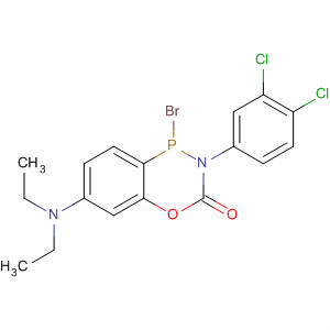 874385-38-3  3H-4,2,1-Benzoxazaphosphorin-3-one,1-bromo-2-(3,4-dichlorophenyl)-6-(diethylamino)-1,2-dihydro-