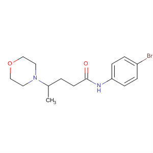 874449-07-7  4-Morpholinepentanamide, N-(4-bromophenyl)- 874449-07-7  4-Morpholinepentanamide, N-(4-bromophenyl)-