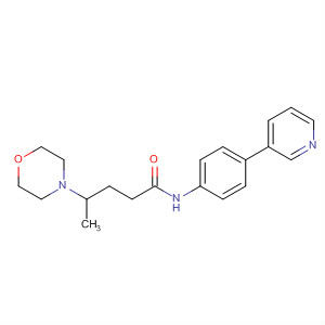 874450-44-9  4-Morpholinepentanamide, N-[4-(3-pyridinyl)phenyl]-
