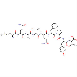 874453-29-9  L-Threonine,L-methionyl-L-glutaminyl-L-alanyl-L-threonyl-L-glutaminyl-L-phenylalanyl-L-prolyl-L-tyrosyl-