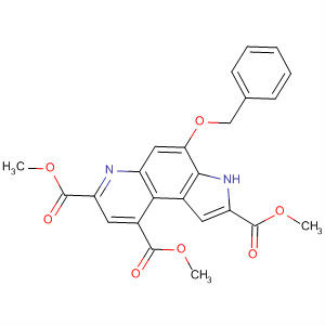 874459-12-8  3H-Pyrrolo[3,2-f]quinoline-2,7,9-tricarboxylic acid, 4-(phenylmethoxy)-,trimethyl ester