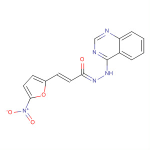 874460-95-4  2-Propenal, 3-(5-nitro-2-furanyl)-, 4-quinazolinylhydrazone, (1Z,2E)-