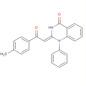 874463-99-7  4(1H)-Quinazolinone,2,3-dihydro-2-[2-(4-methylphenyl)-2-oxoethylidene]-1-phenyl-, (2E)-