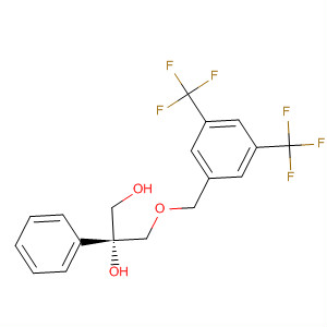 874470-37-8  1,2-Propanediol, 3-[[3,5-bis(trifluoromethyl)phenyl]methoxy]-2-phenyl-,(2R)-