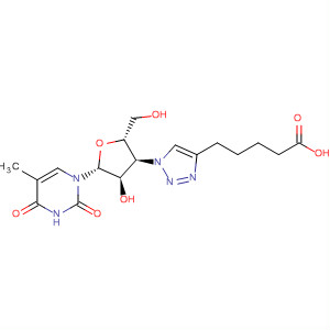 874475-35-1  Thymidine, 3'-[4-(4-carboxybutyl)-1H-1,2,3-triazol-1-yl]-3'-deoxy-