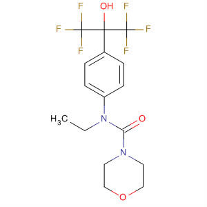 874479-83-1  4-Morpholinecarboxamide,N-ethyl-N-[4-[2,2,2-trifluoro-1-hydroxy-1-(trifluoromethyl)ethyl]phenyl]-